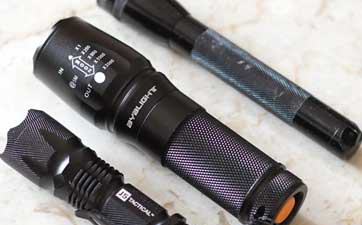 BYBLIGHT XML T6 800 Lumen Cree LED Tactical Flashlight Review